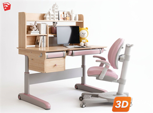 Kid's table and chairs Skp Files 